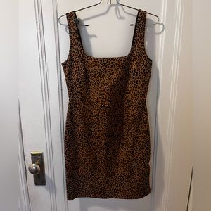 H&M cheetah bodycon dress